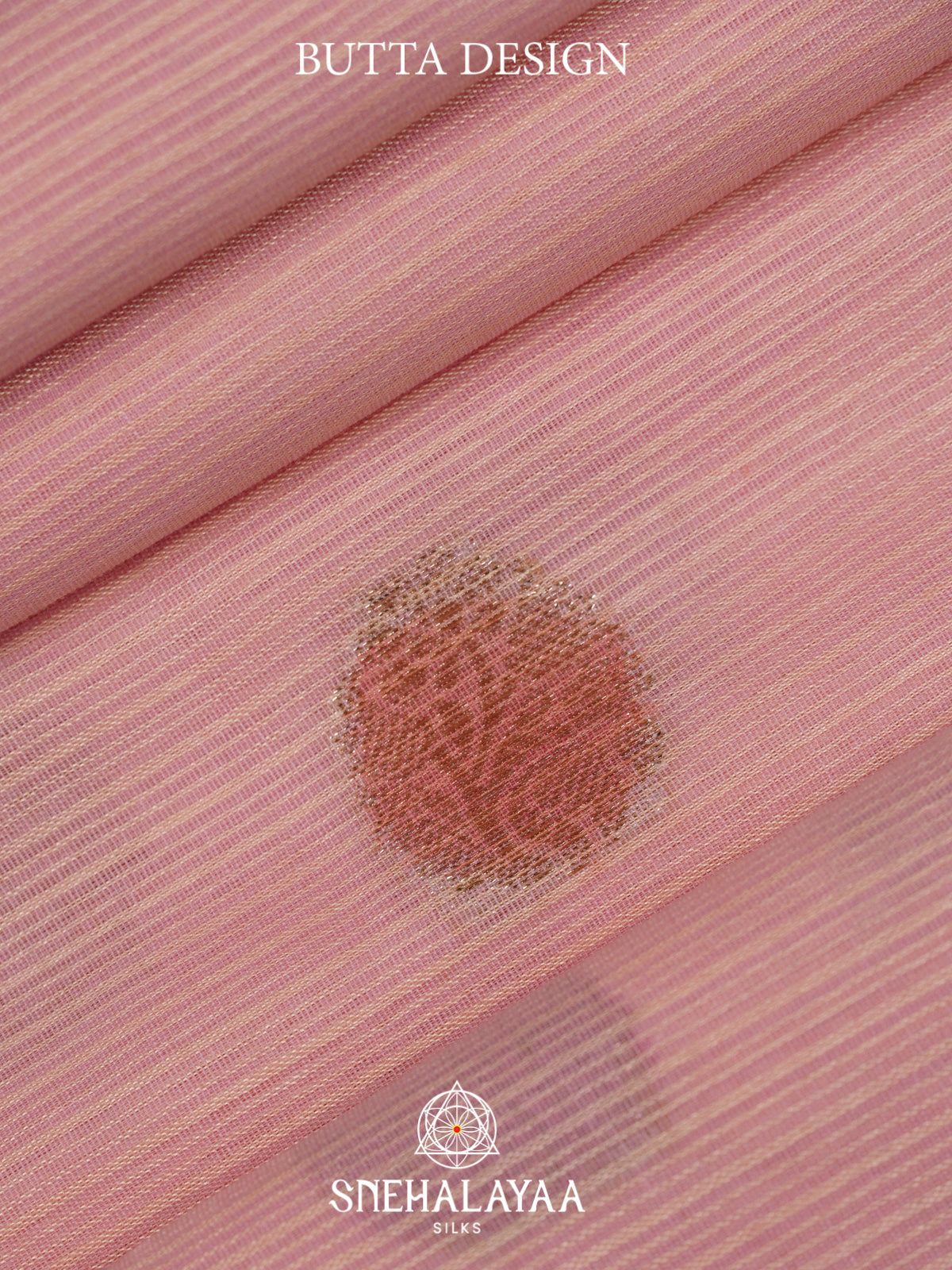 Pale Peach Linen Saree