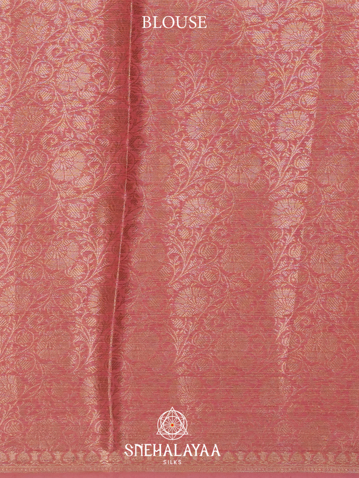 Pale Peach Linen Saree