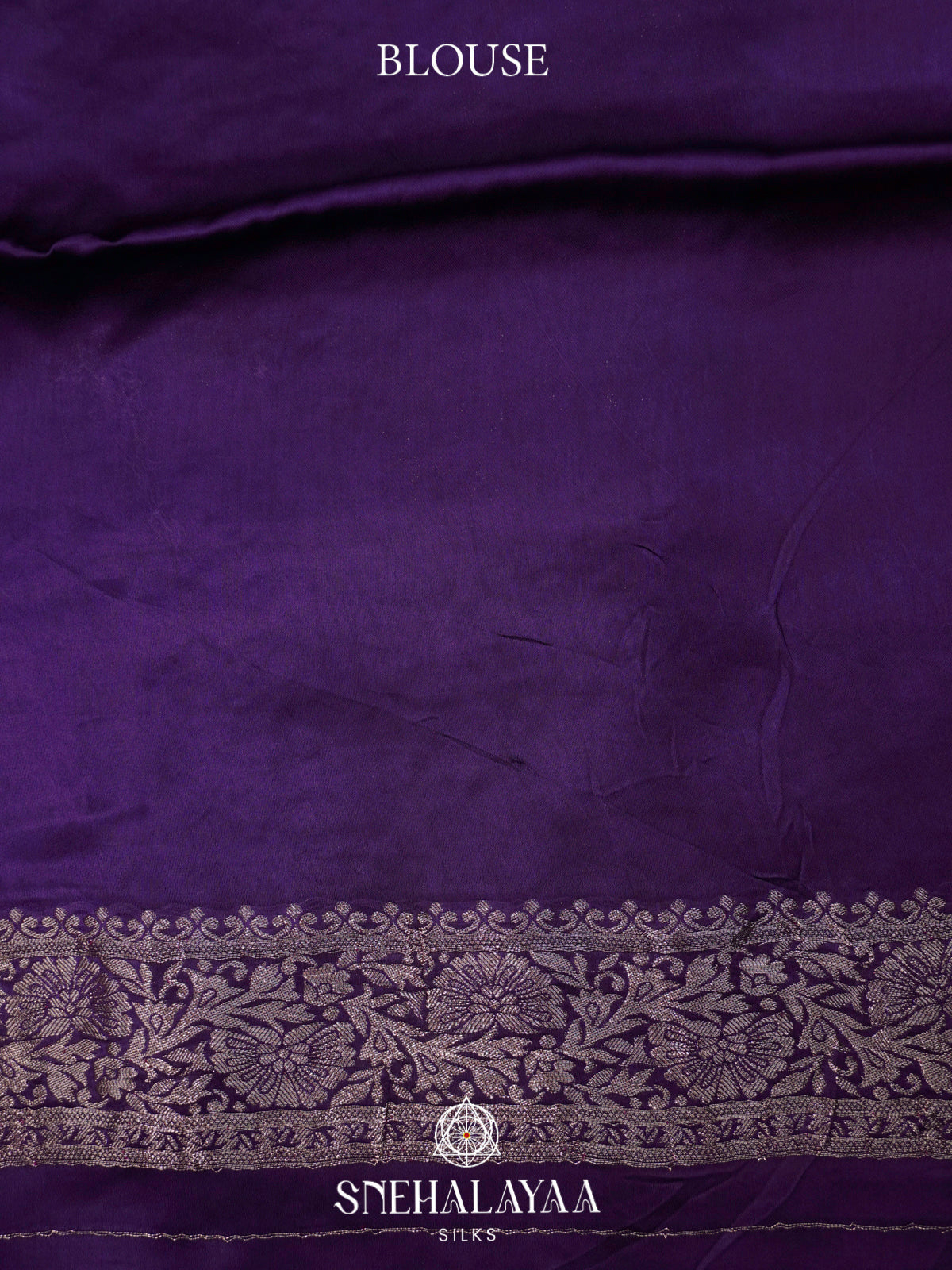 Lavender Banaras Silk Saree