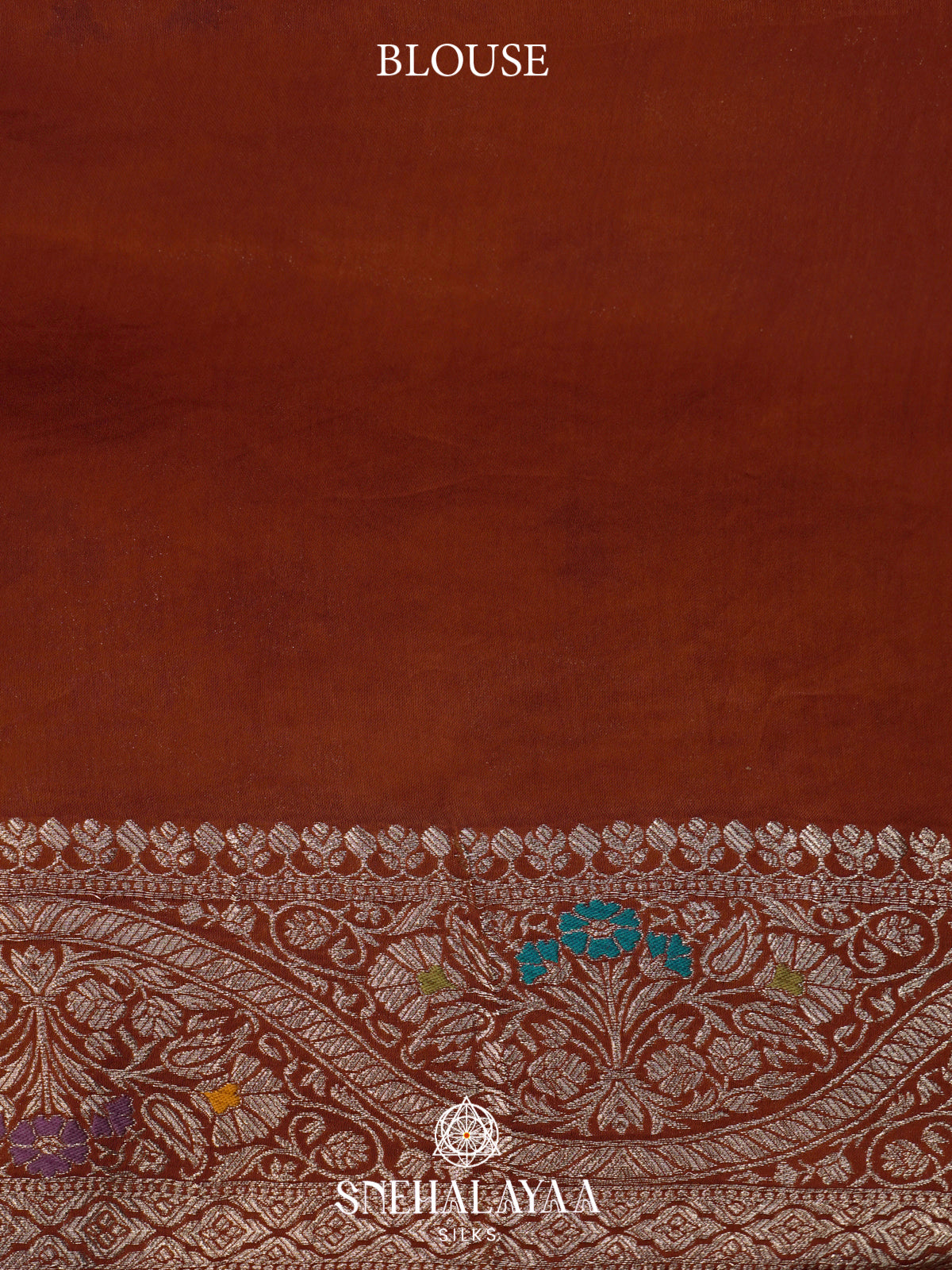 Peach Banaras Silk Saree