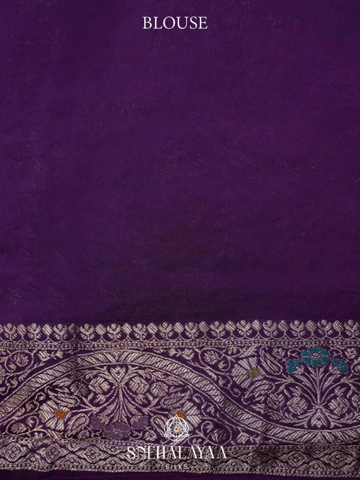 Lavender Banaras Silk Saree