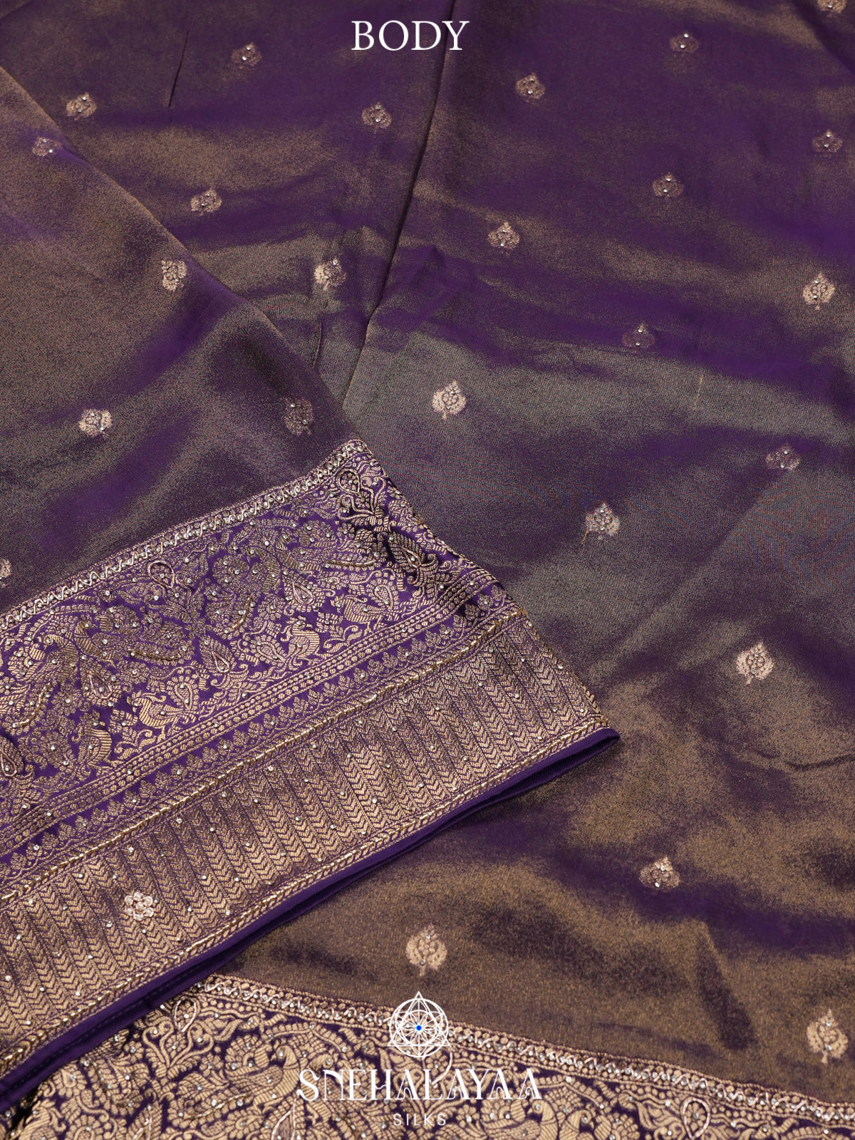 Purple Banaras Saree