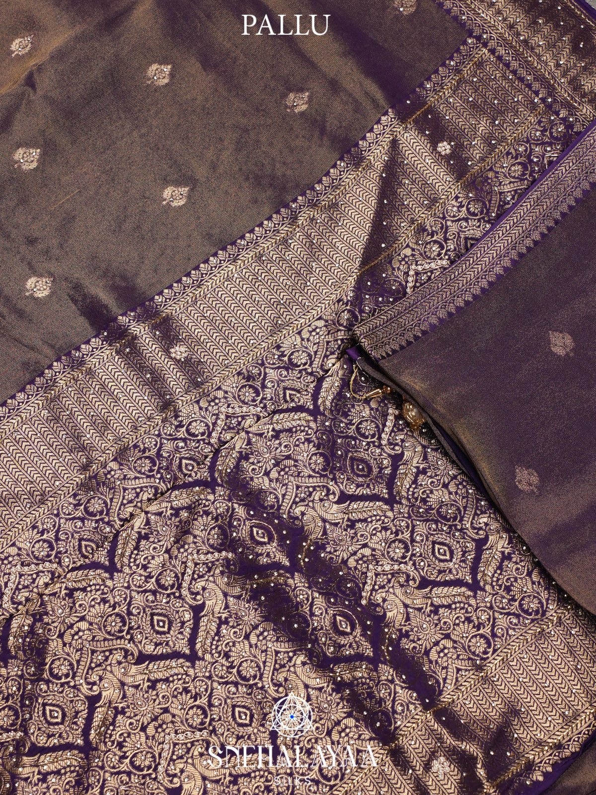 Purple Banaras Saree