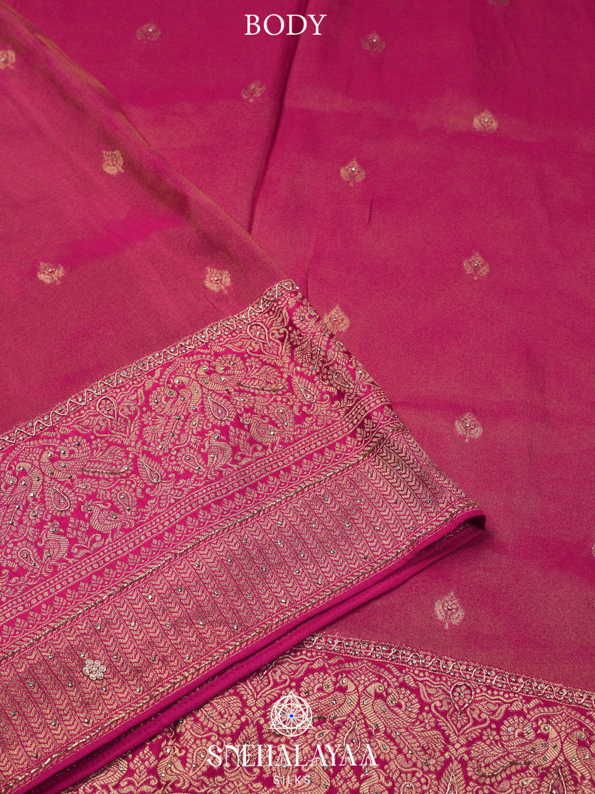 Pink Banaras Saree