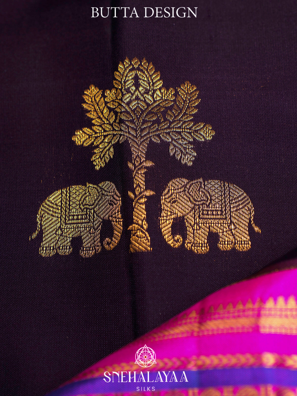 Purple Yellow kanjivaram Silk Saree