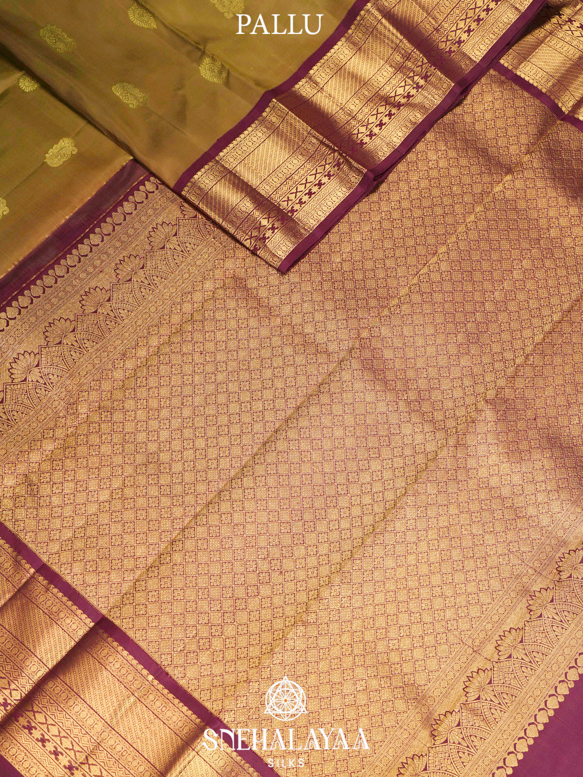 Gold Kanjivaram Silk Saree