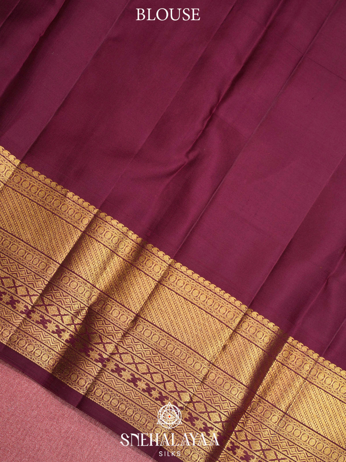 Gold Kanjivaram Silk Saree