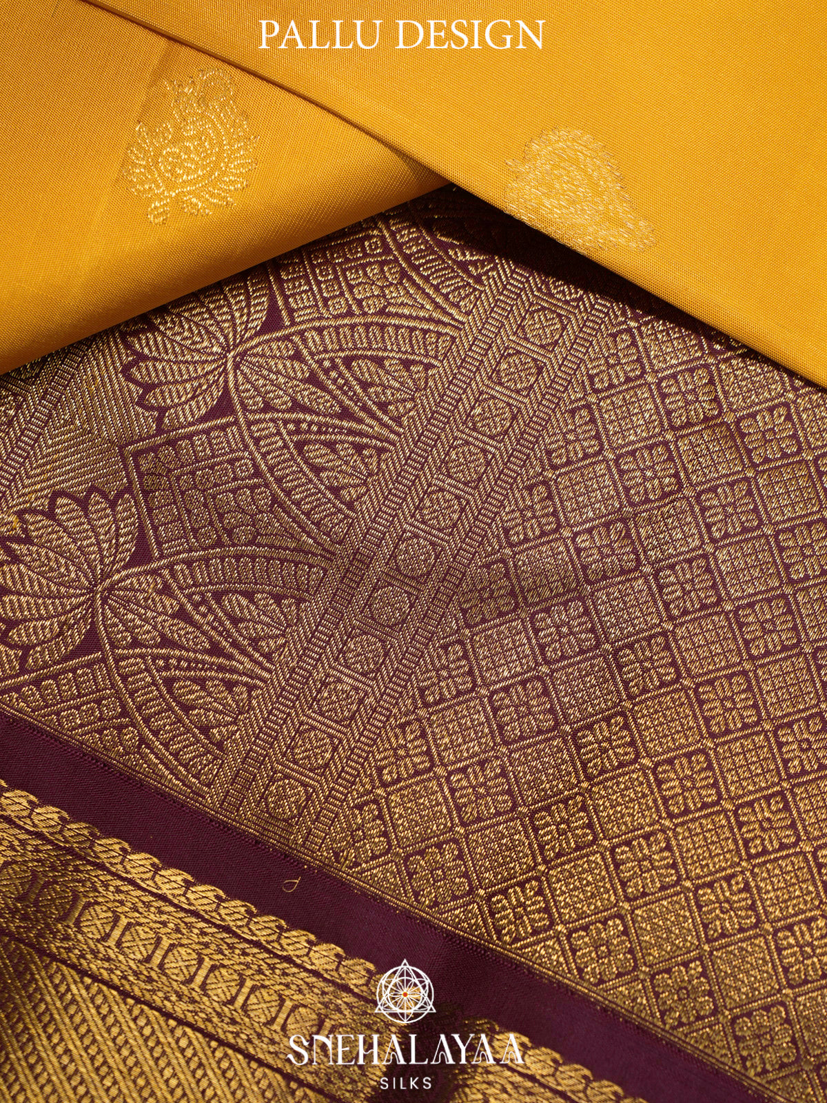 Mango Yellow Kanjivaram Silk Saree