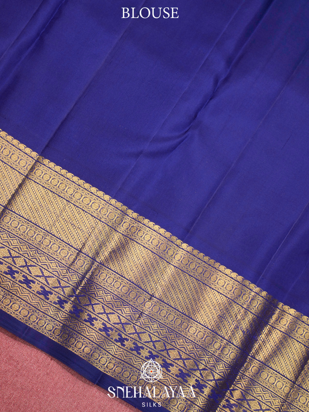 Peach Kanjivaram Silk Saree