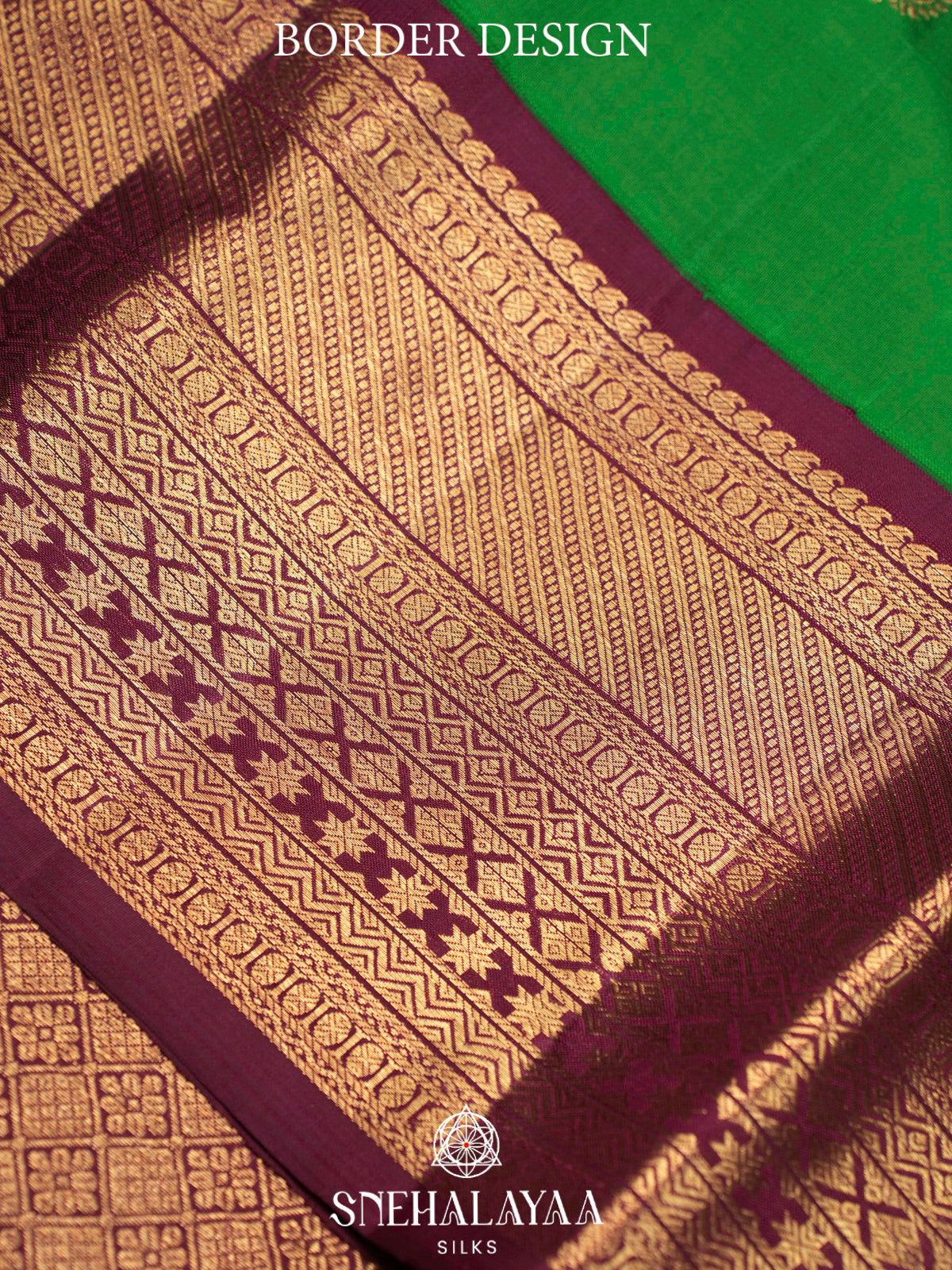 Emerald Green Kanjivaram Silk Saree