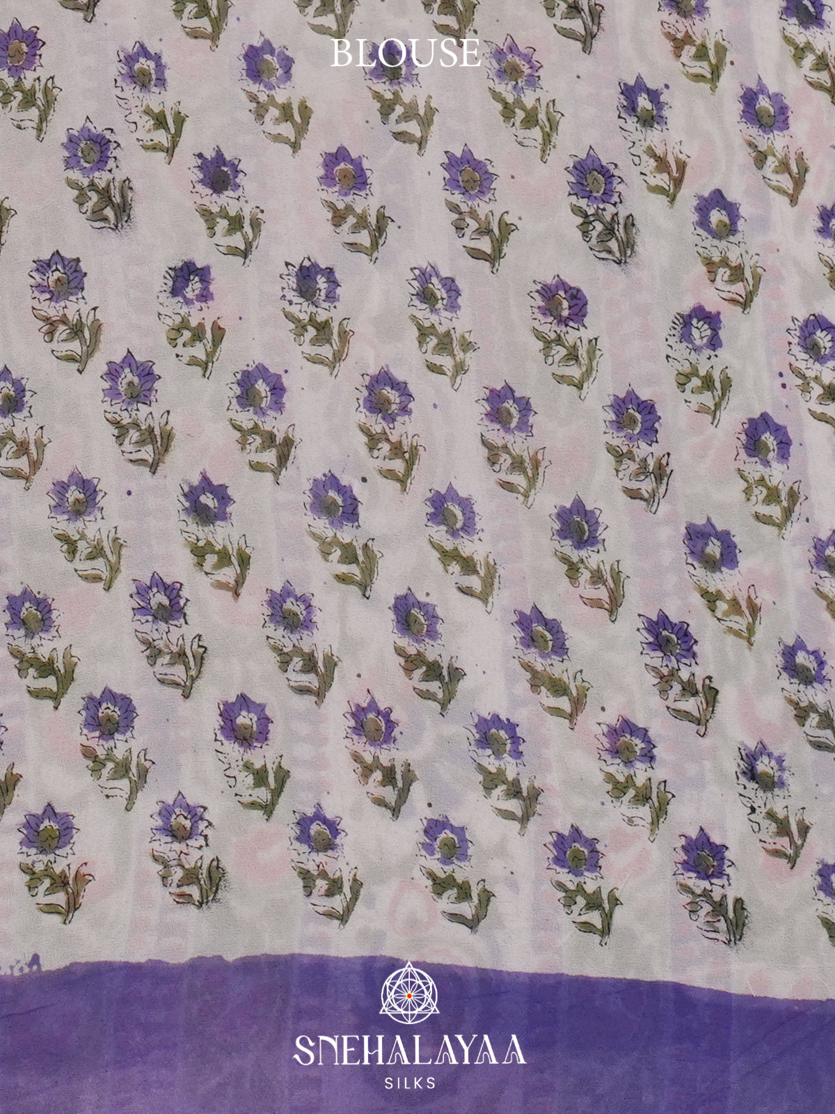 Purple Georgette Saree