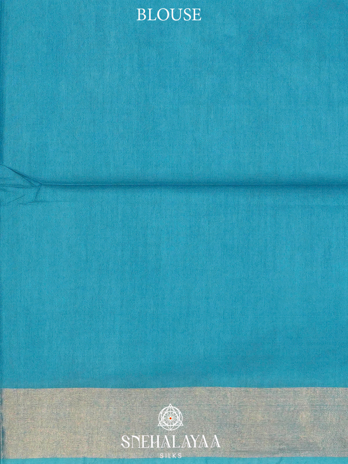 Sky Blue Bamboo Silk Saree