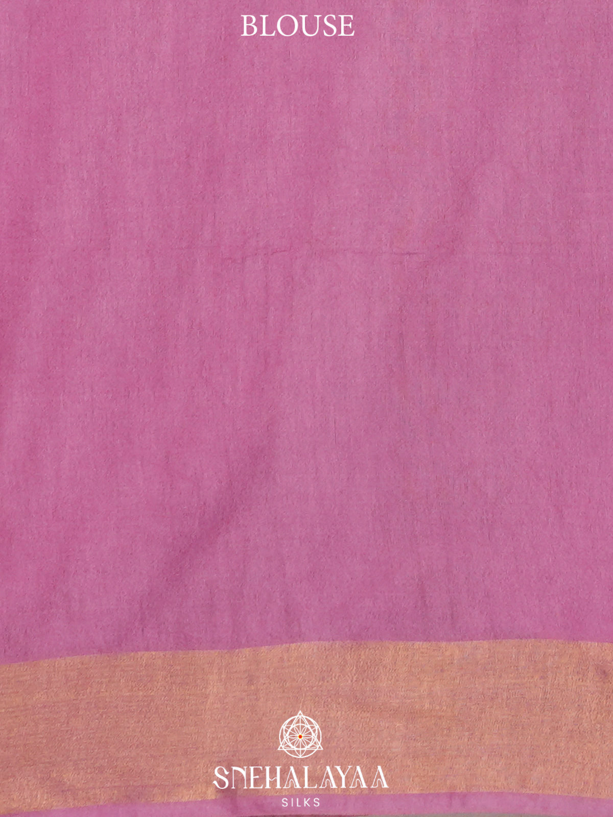 Orchid Pink Bamboo Silk Saree