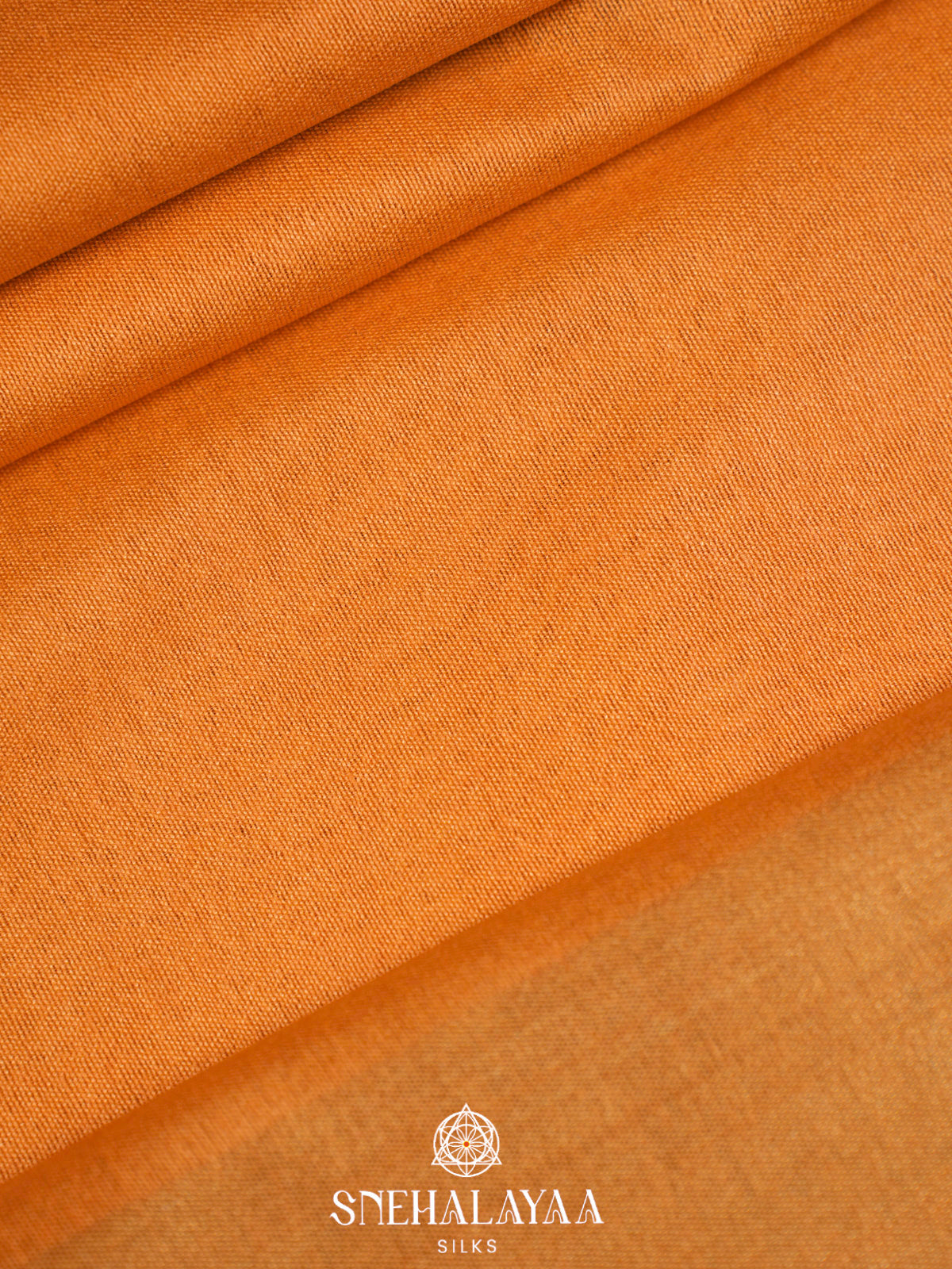 Golden Yellow Bamboo Silk Saree