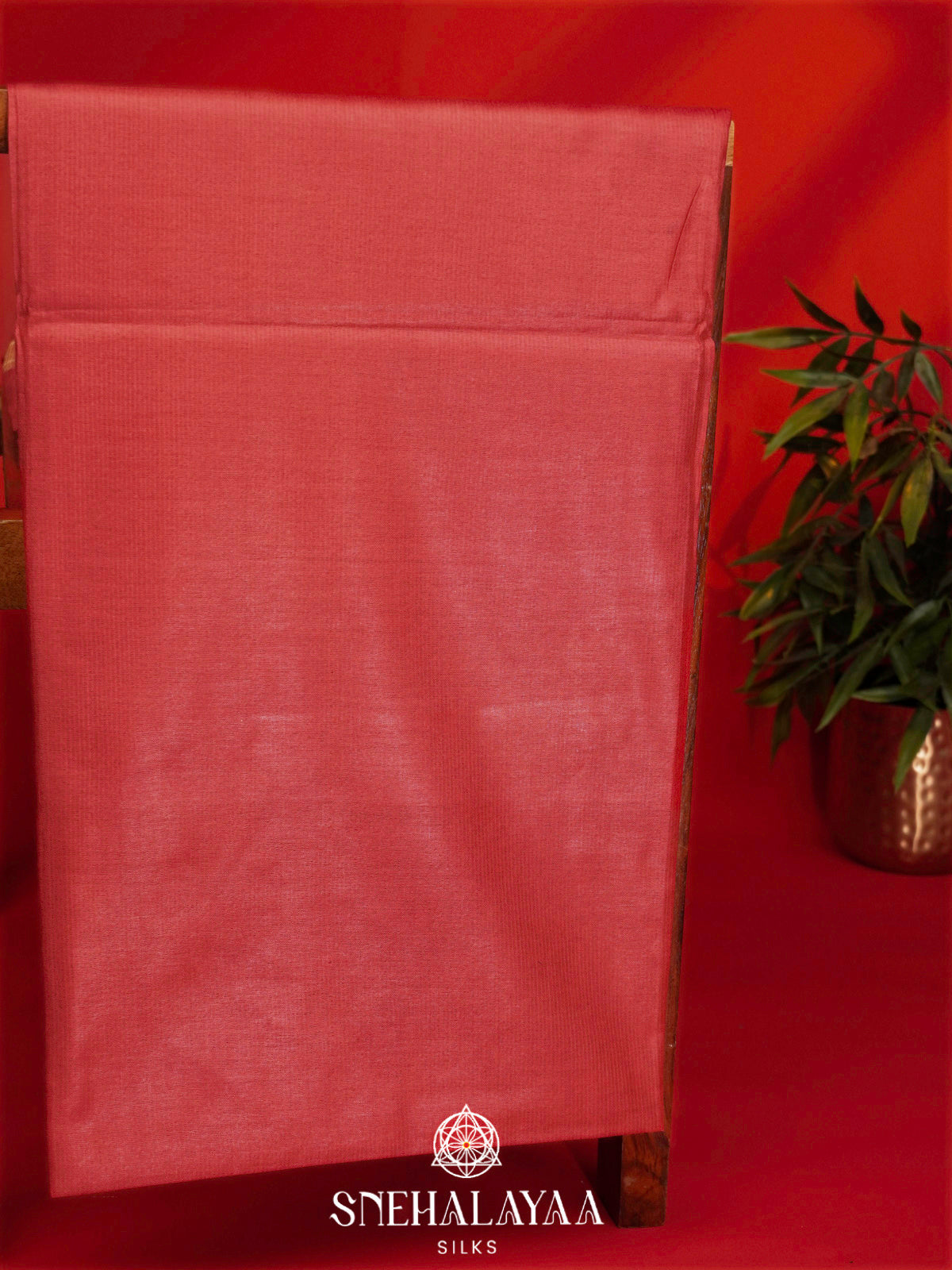 Pink Bamboo Silk Saree