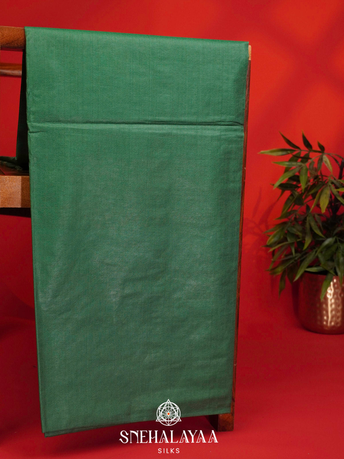 Green Bamboo Silk Saree