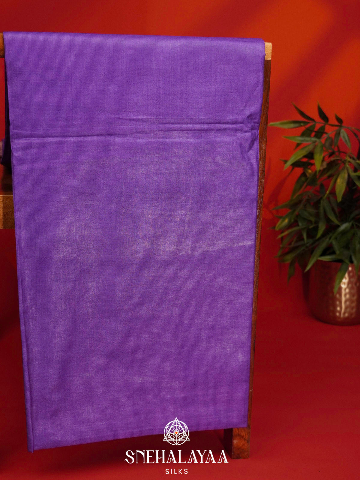 Royal Purple Bamboo Silk Saree