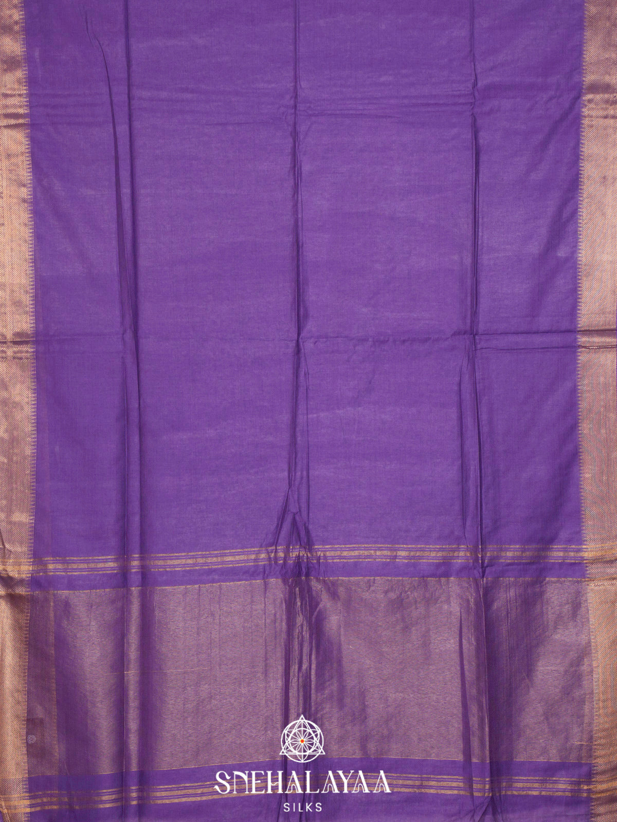 Royal Purple Bamboo Silk Saree