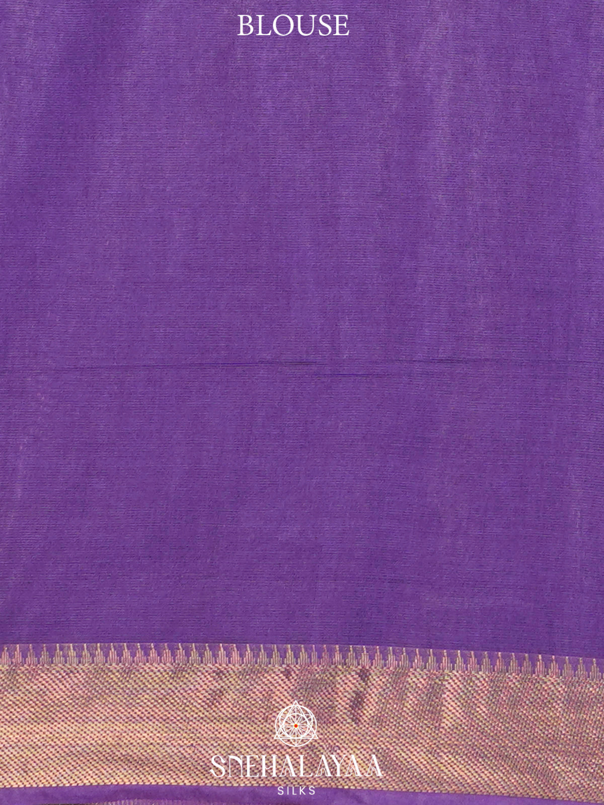 Royal Purple Bamboo Silk Saree