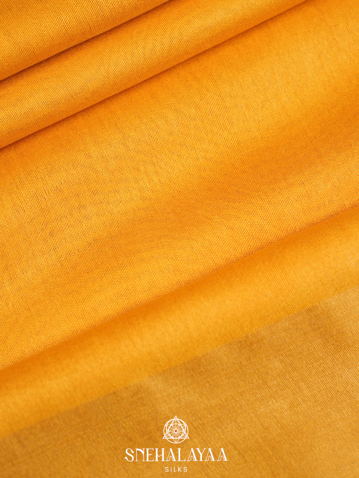 Yellow Bamboo Silk Saree