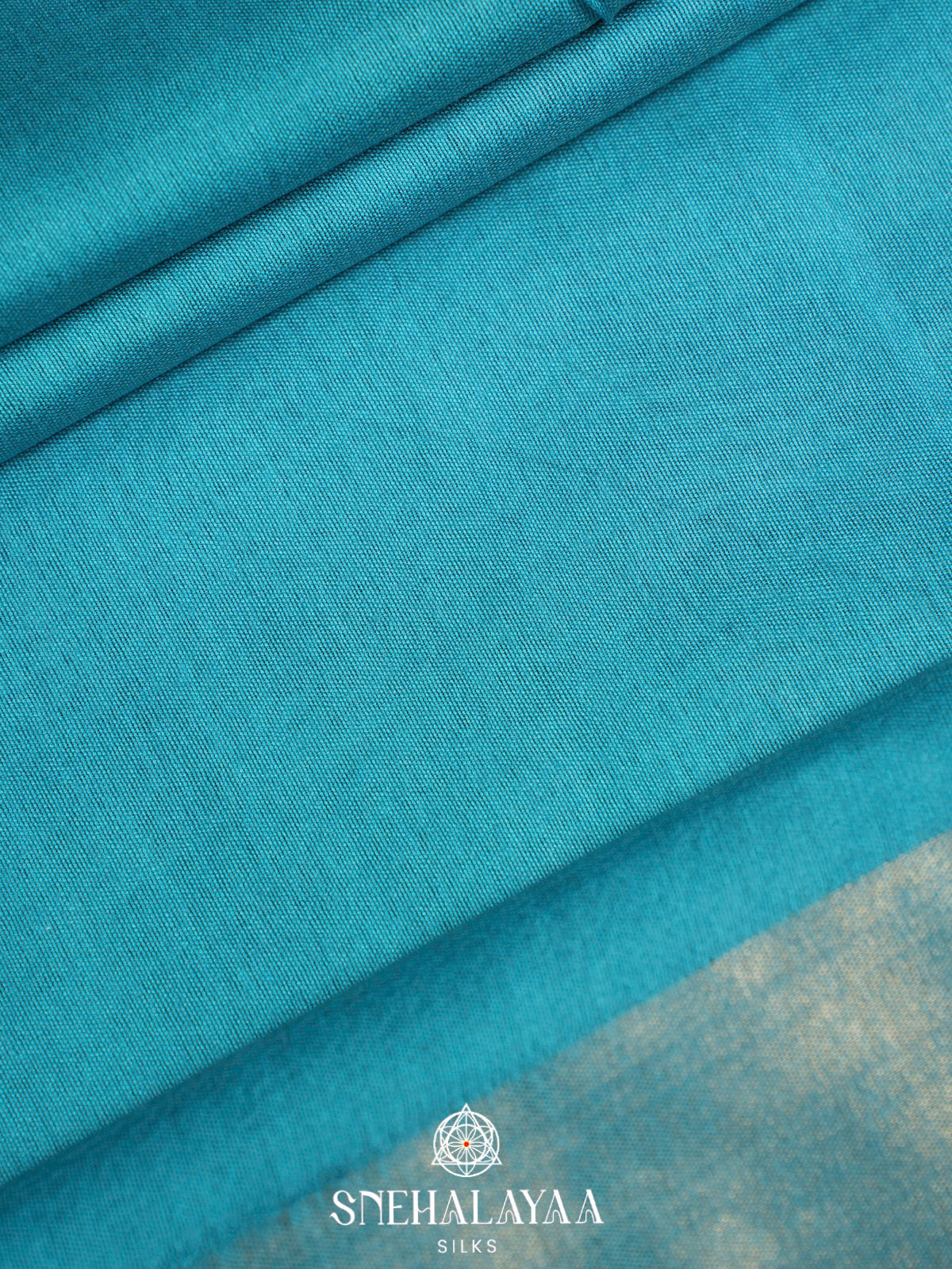 Blue Bamboo Silk Saree