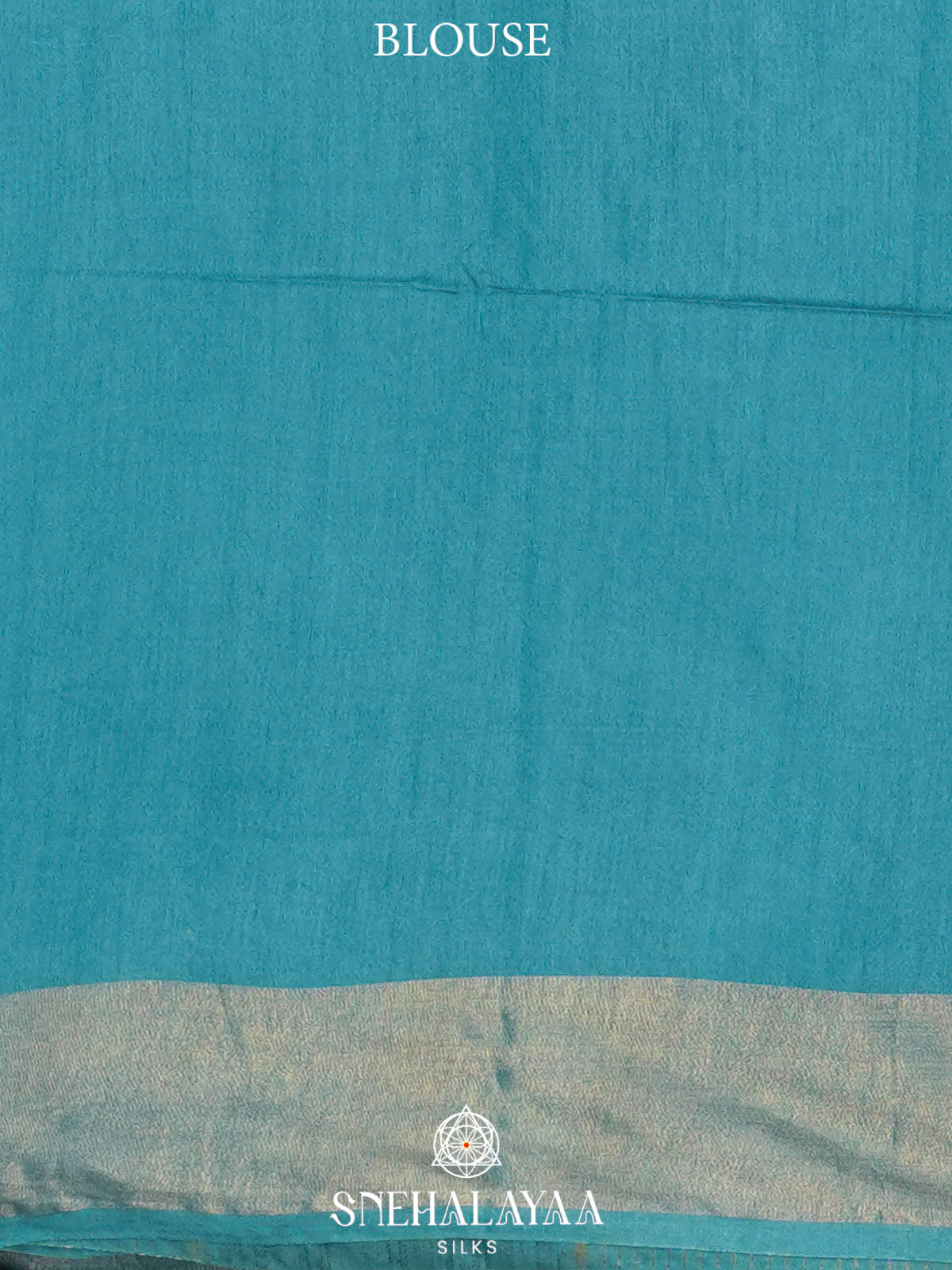 Blue Bamboo Silk Saree