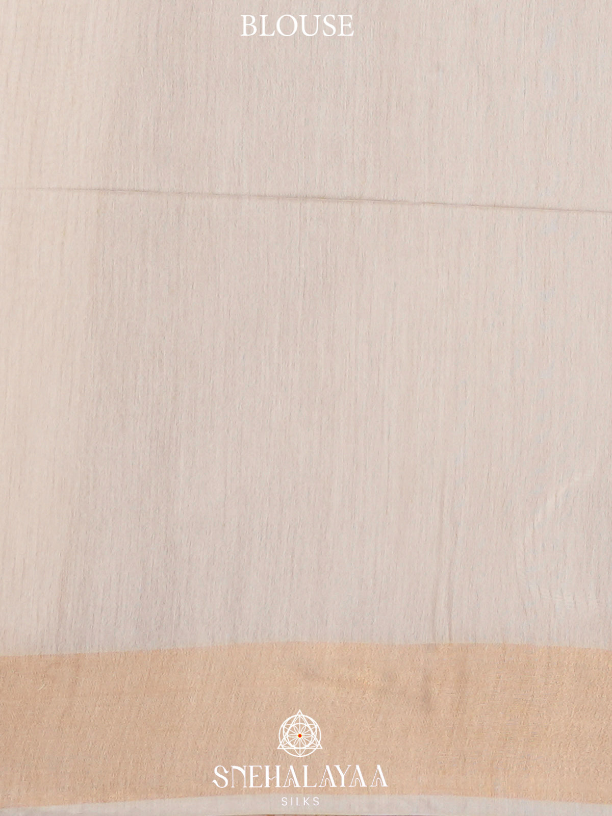 Ivory Bamboo Silk Saree