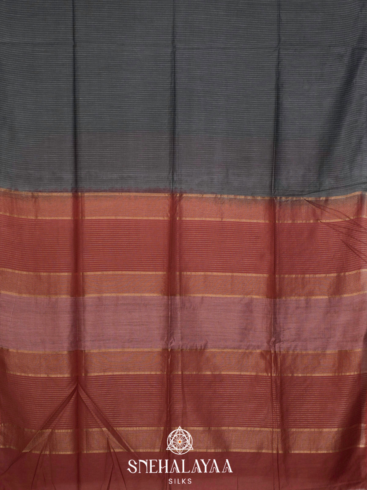 Black Bamboo Silk Saree