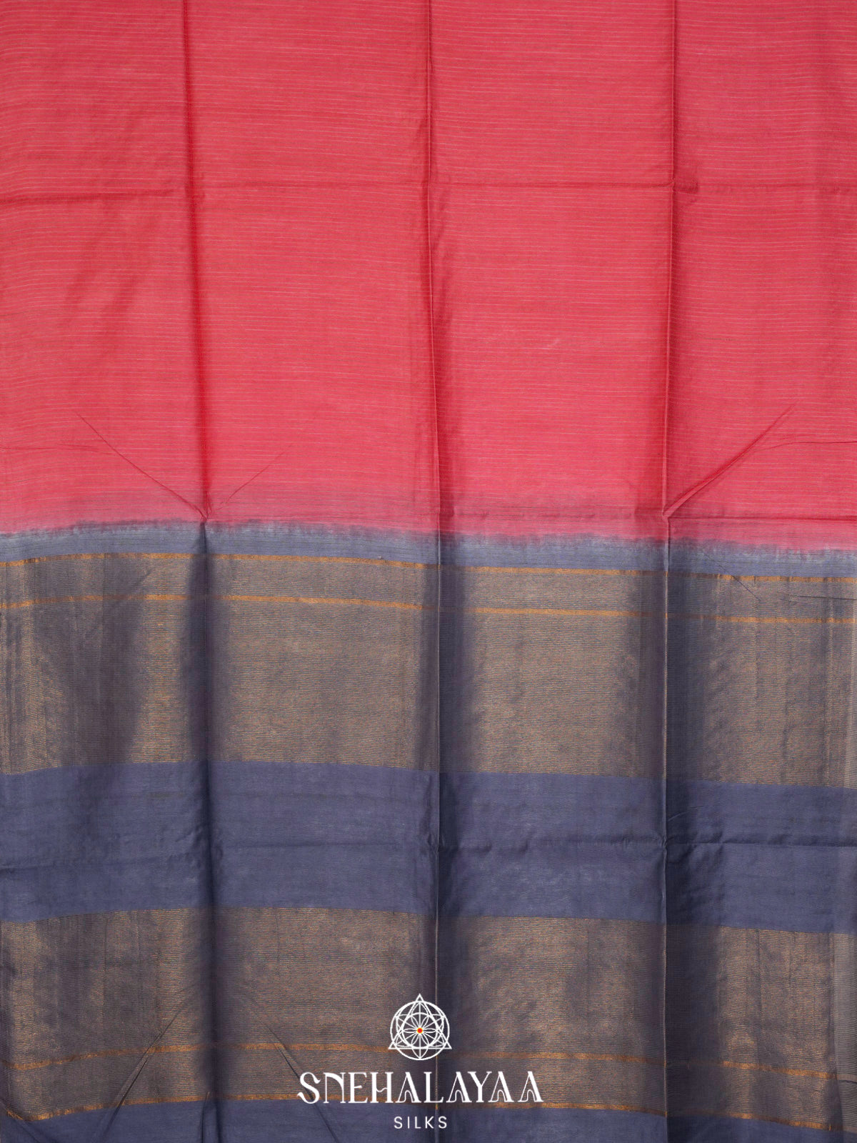 Rani Pink Bamboo Silk Saree