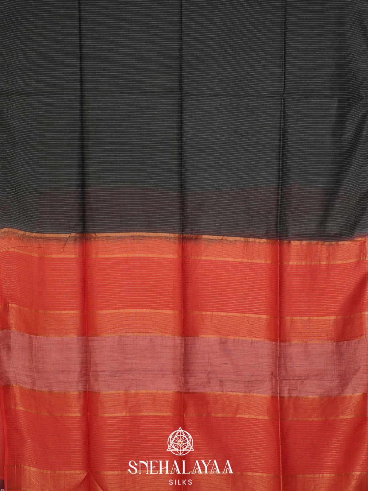 Black Bamboo Silk Saree
