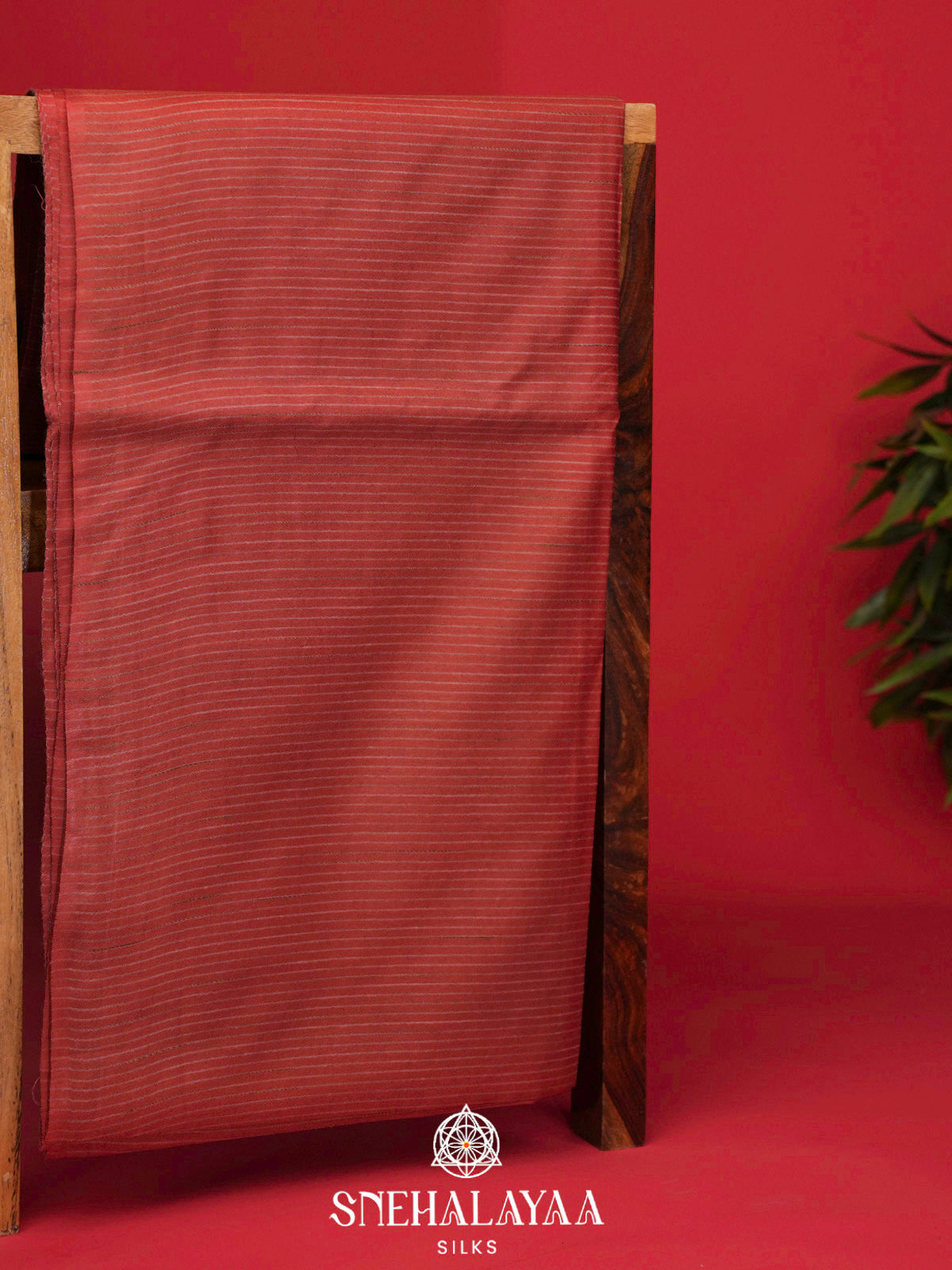 Dusty Rose Bamboo Silk Saree