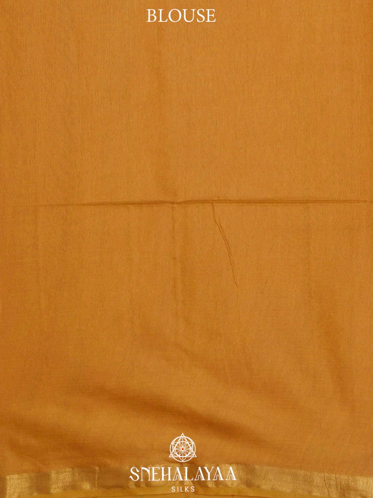 Orange Bamboo Silk Saree