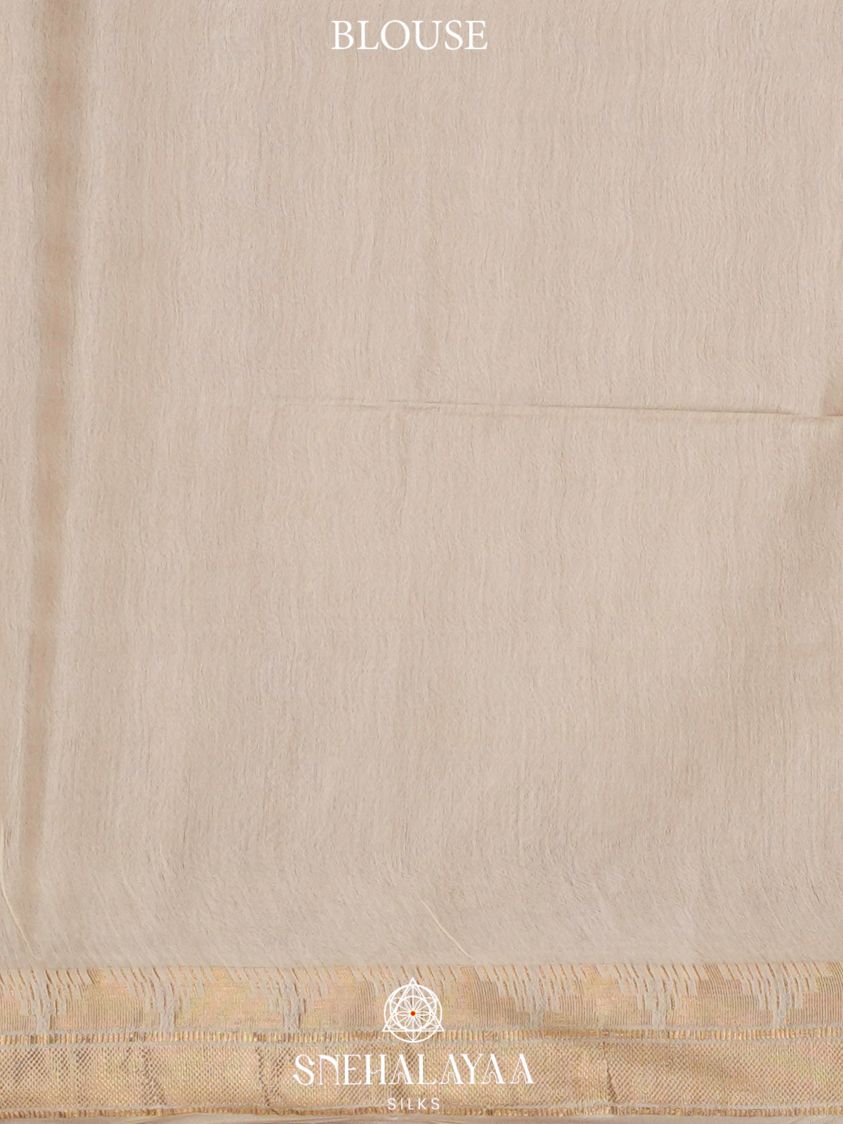 Ivory Bamboo Silk Saree