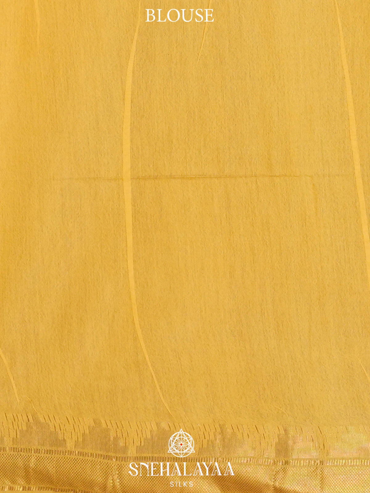 Yellow Bamboo Silk Saree
