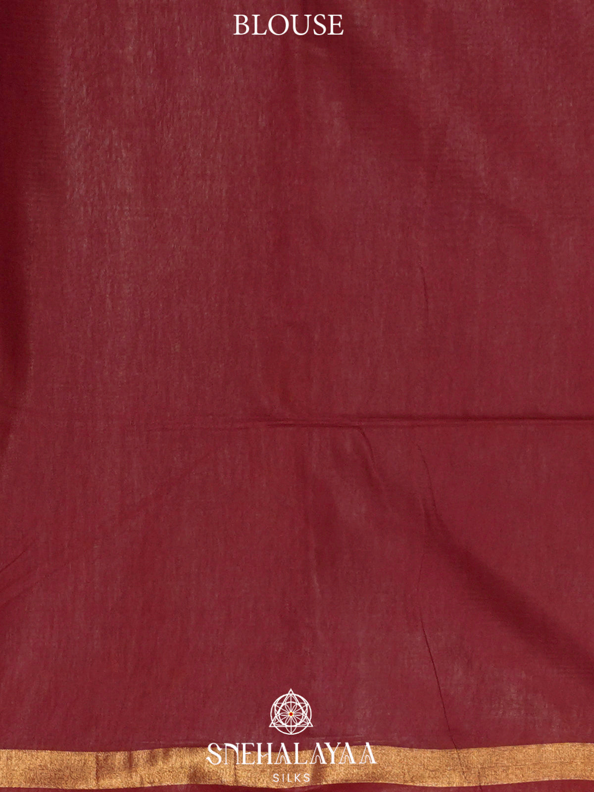 Maroon Bamboo Silk Saree