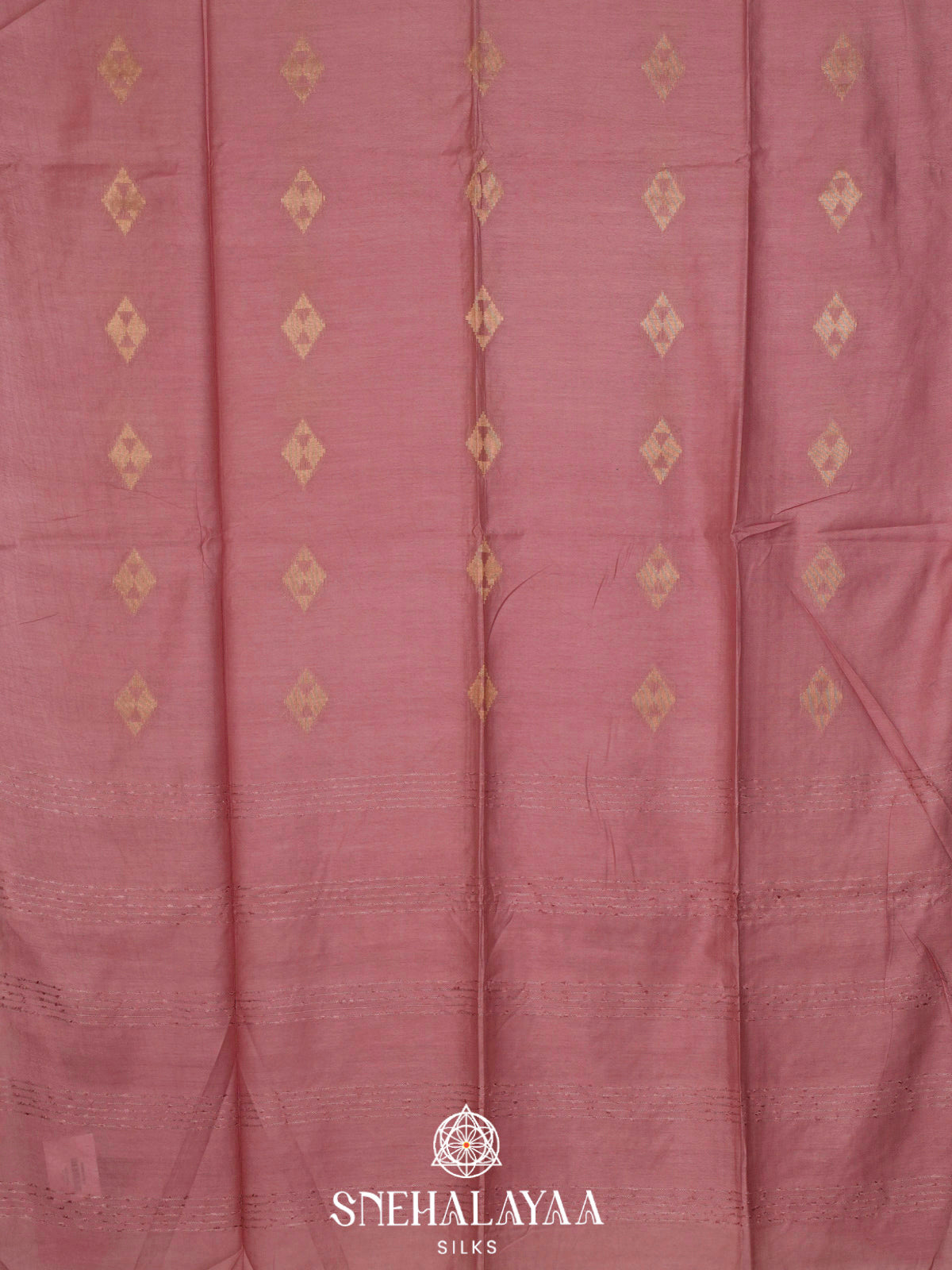 Mauve Bamboo Silk Saree