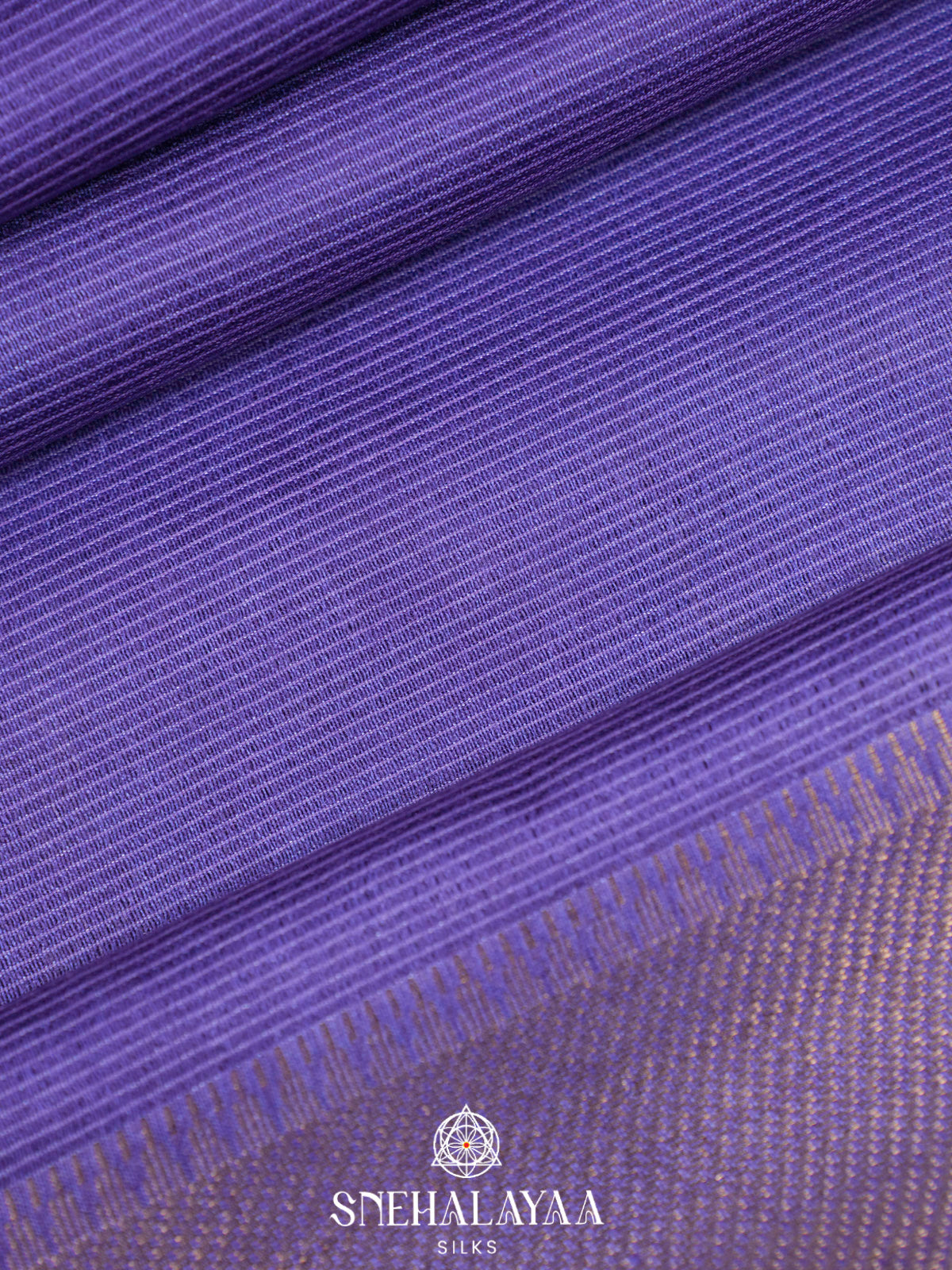 Violet Bamboo Silk Saree