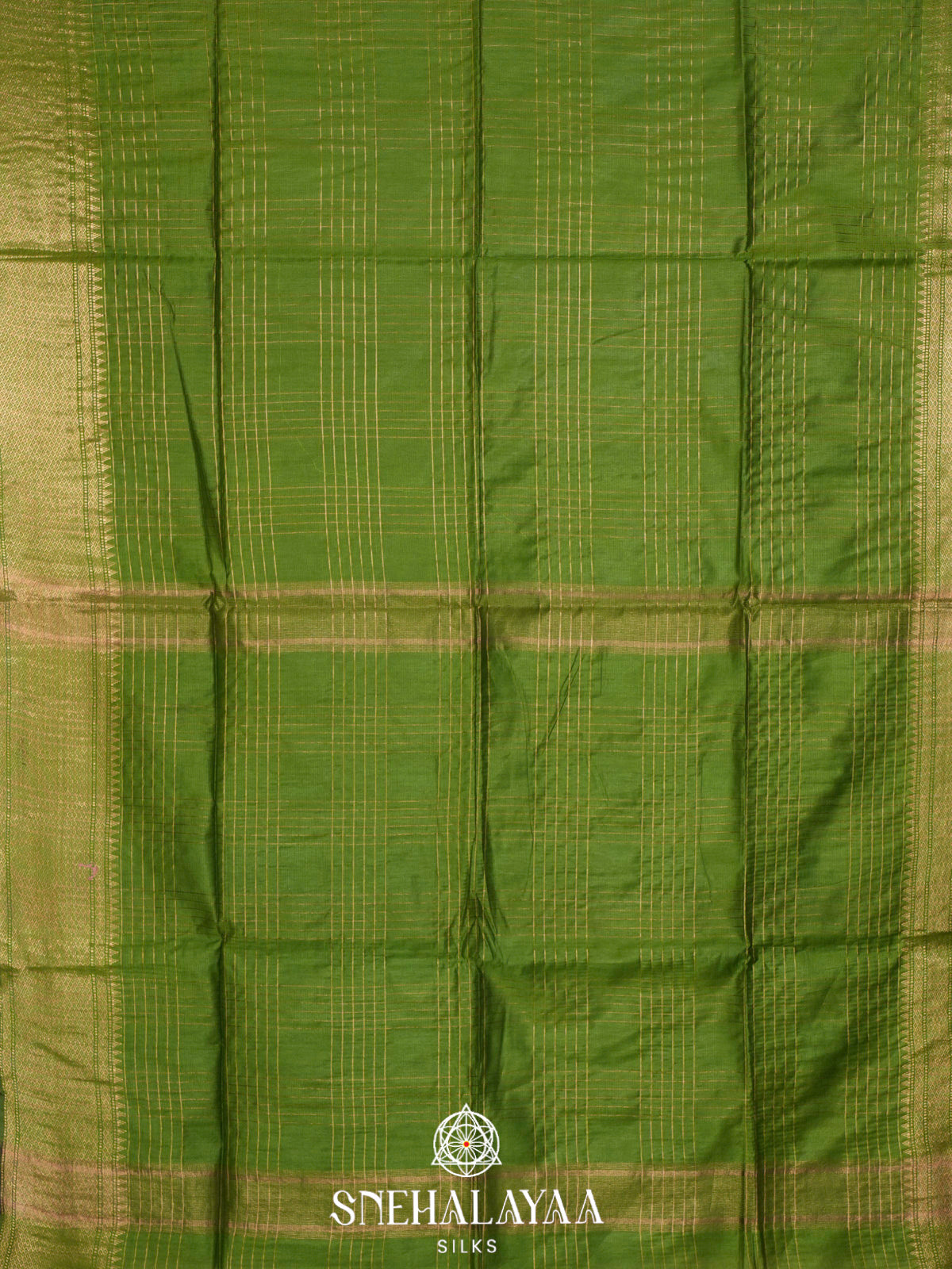 Green Bamboo Silk Saree