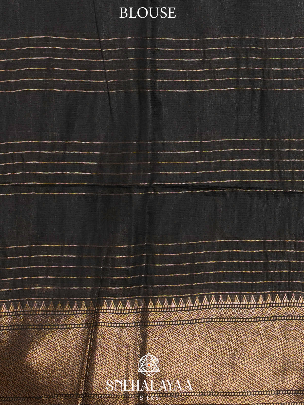 Black Bamboo Silk Saree