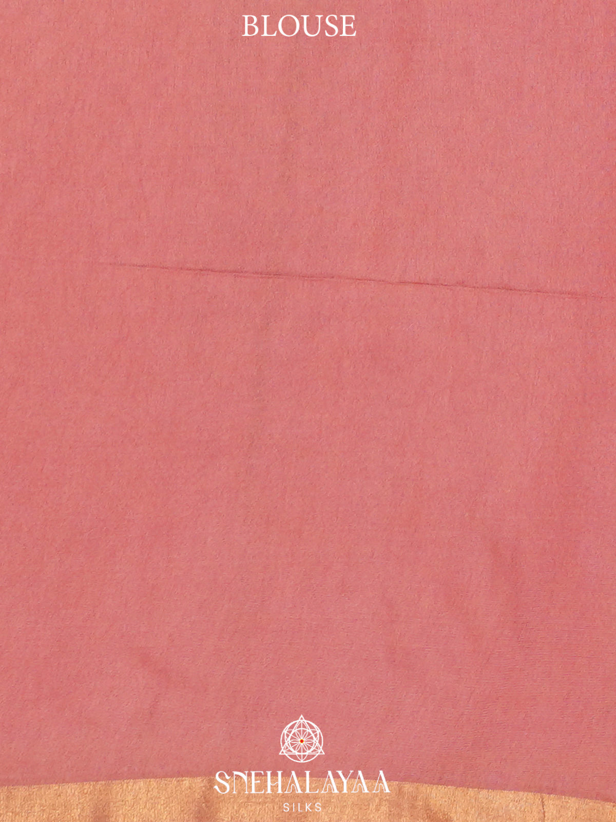 Peach Bamboo Silk Saree