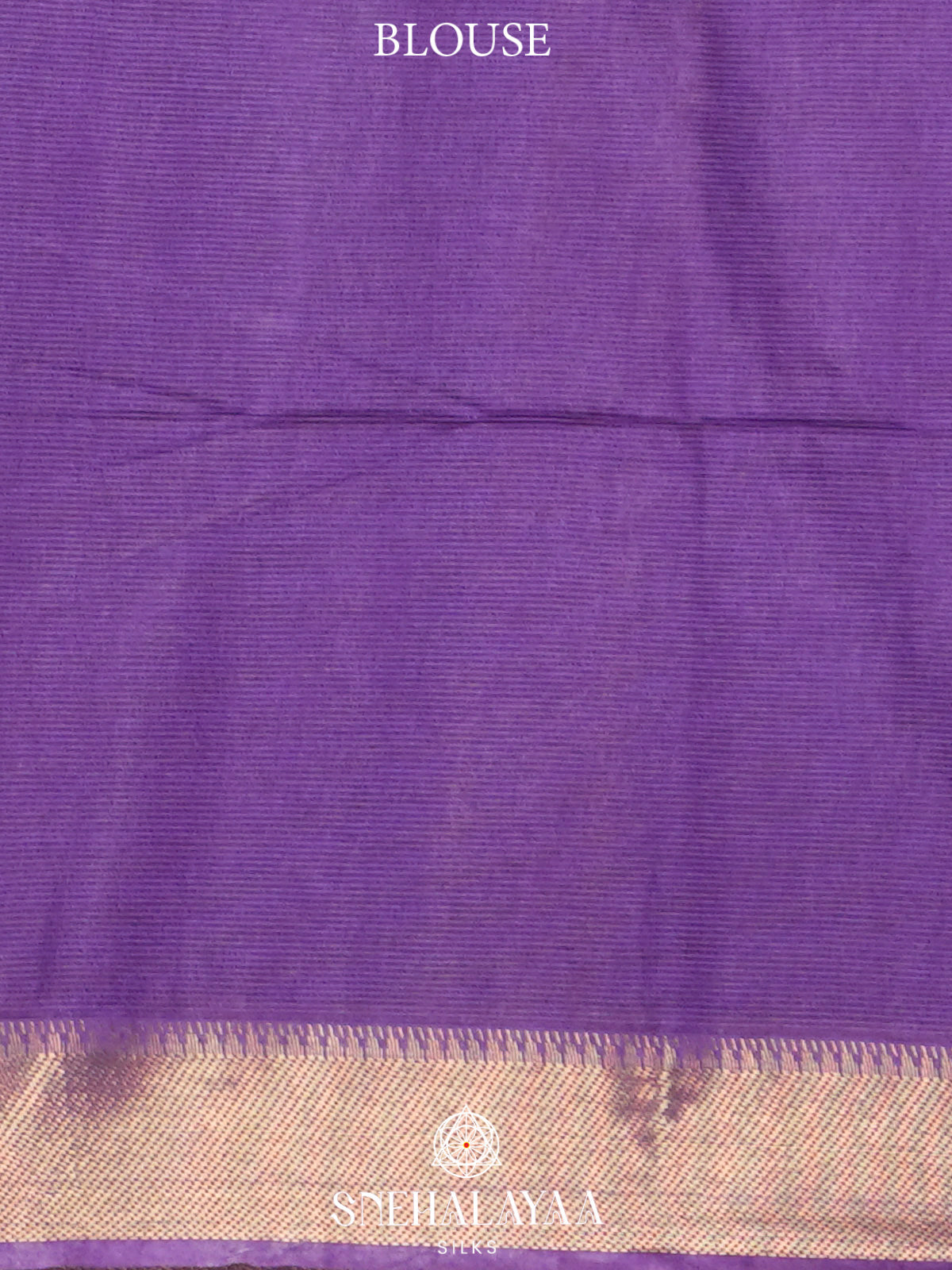 Purple Bamboo Silk Saree