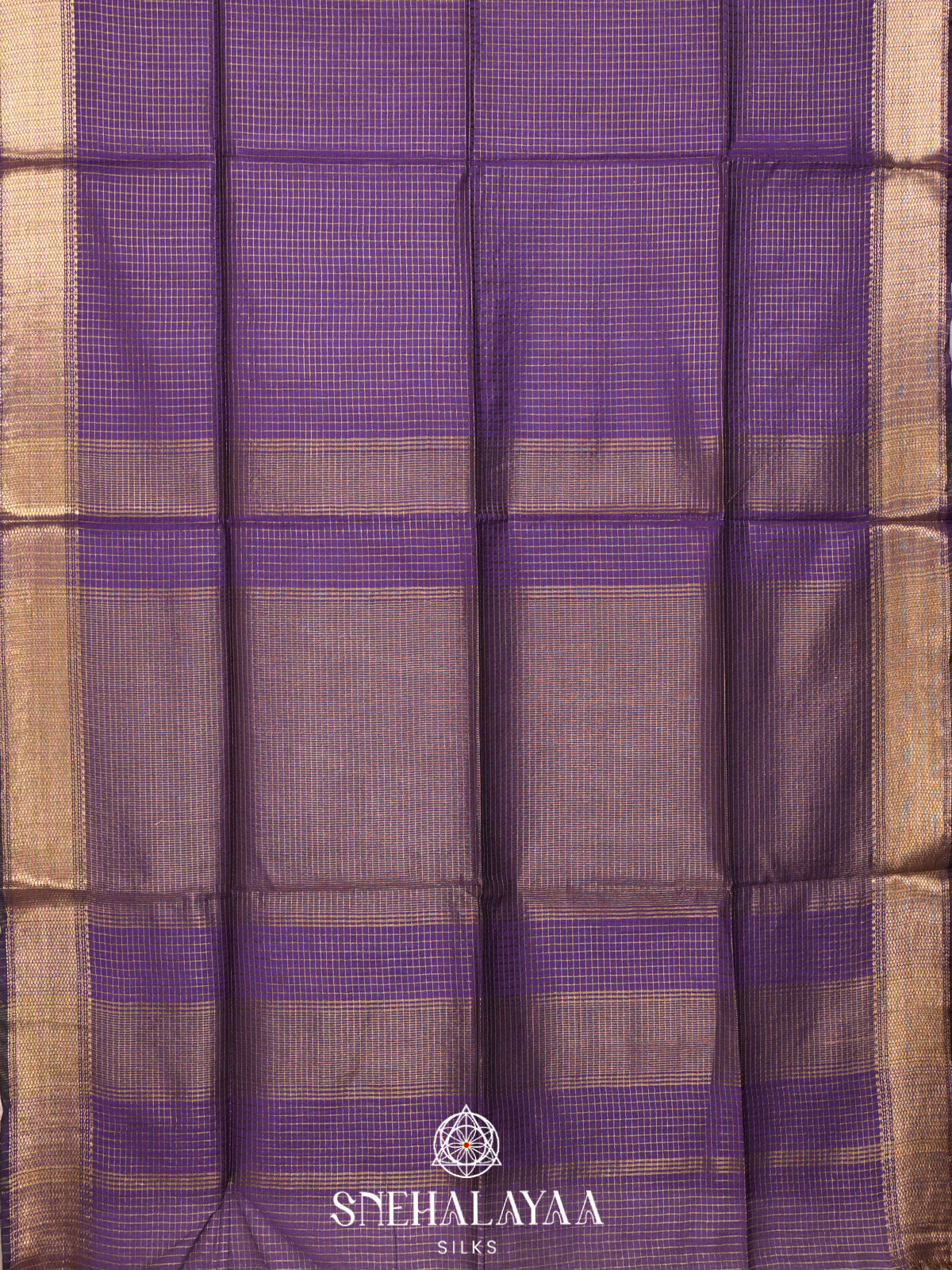 Purple Bamboo Silk Saree