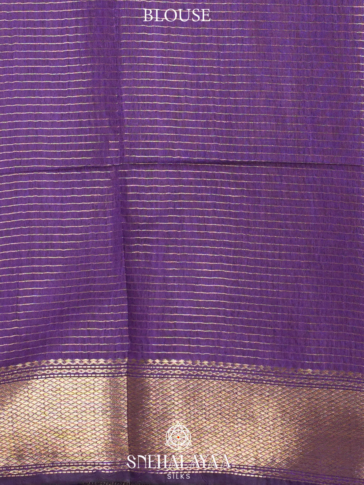 Purple Bamboo Silk Saree