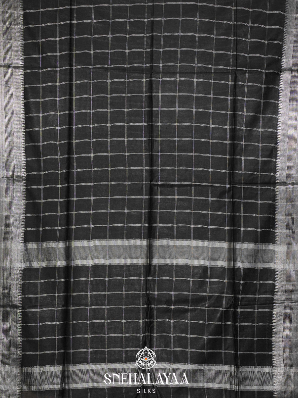 Black Bamboo Silk Saree