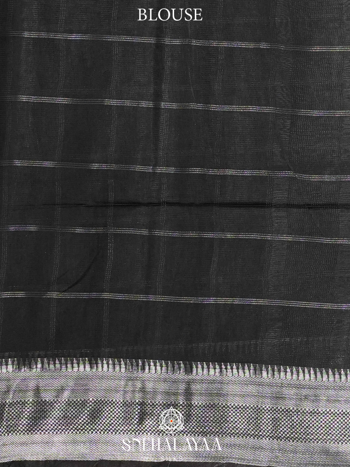 Black Bamboo Silk Saree