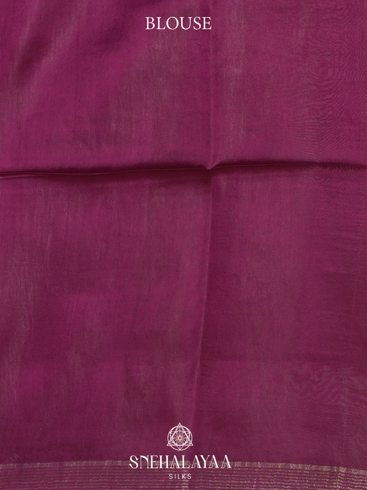 Plum Tussar Silk Saree
