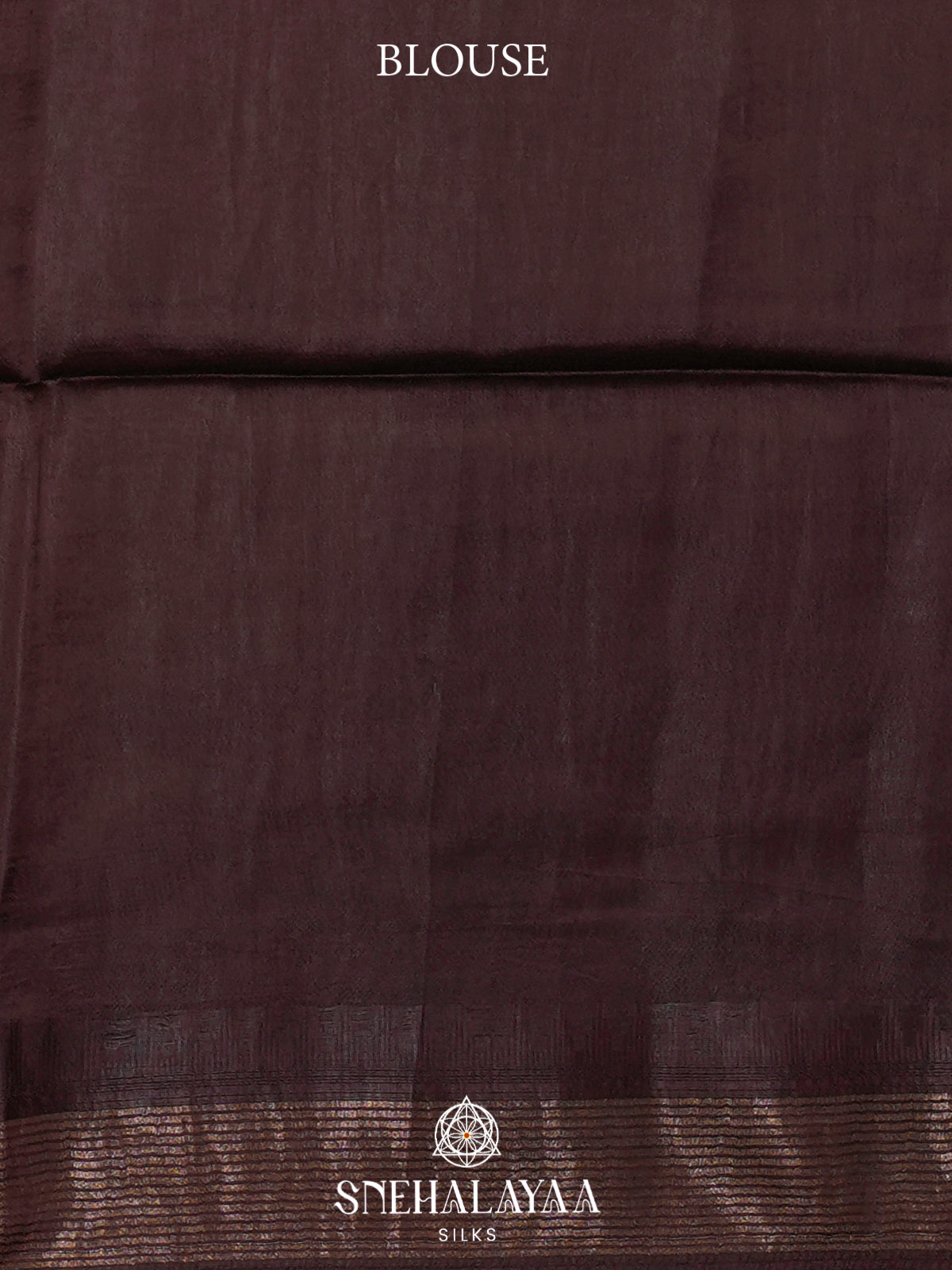 Coffee Brown Tussar Silk Saree