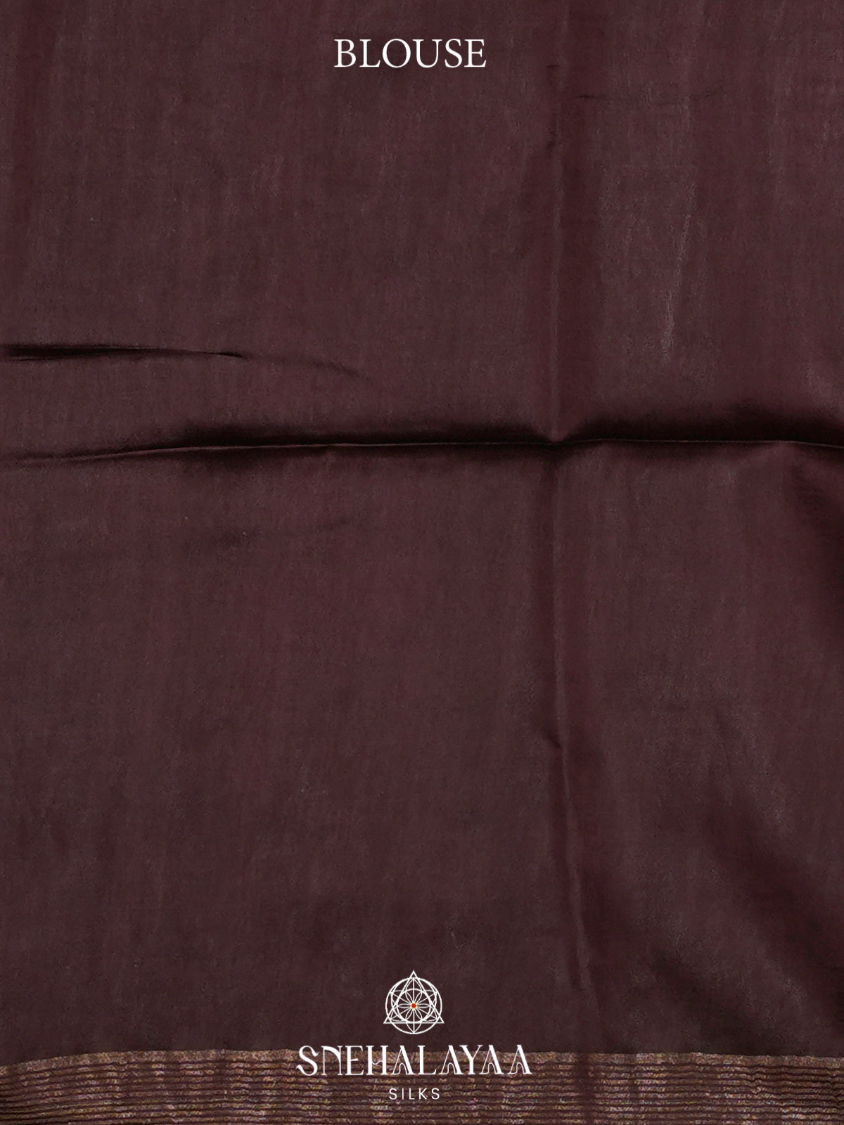 Coffee Brown Tussar Silk Saree