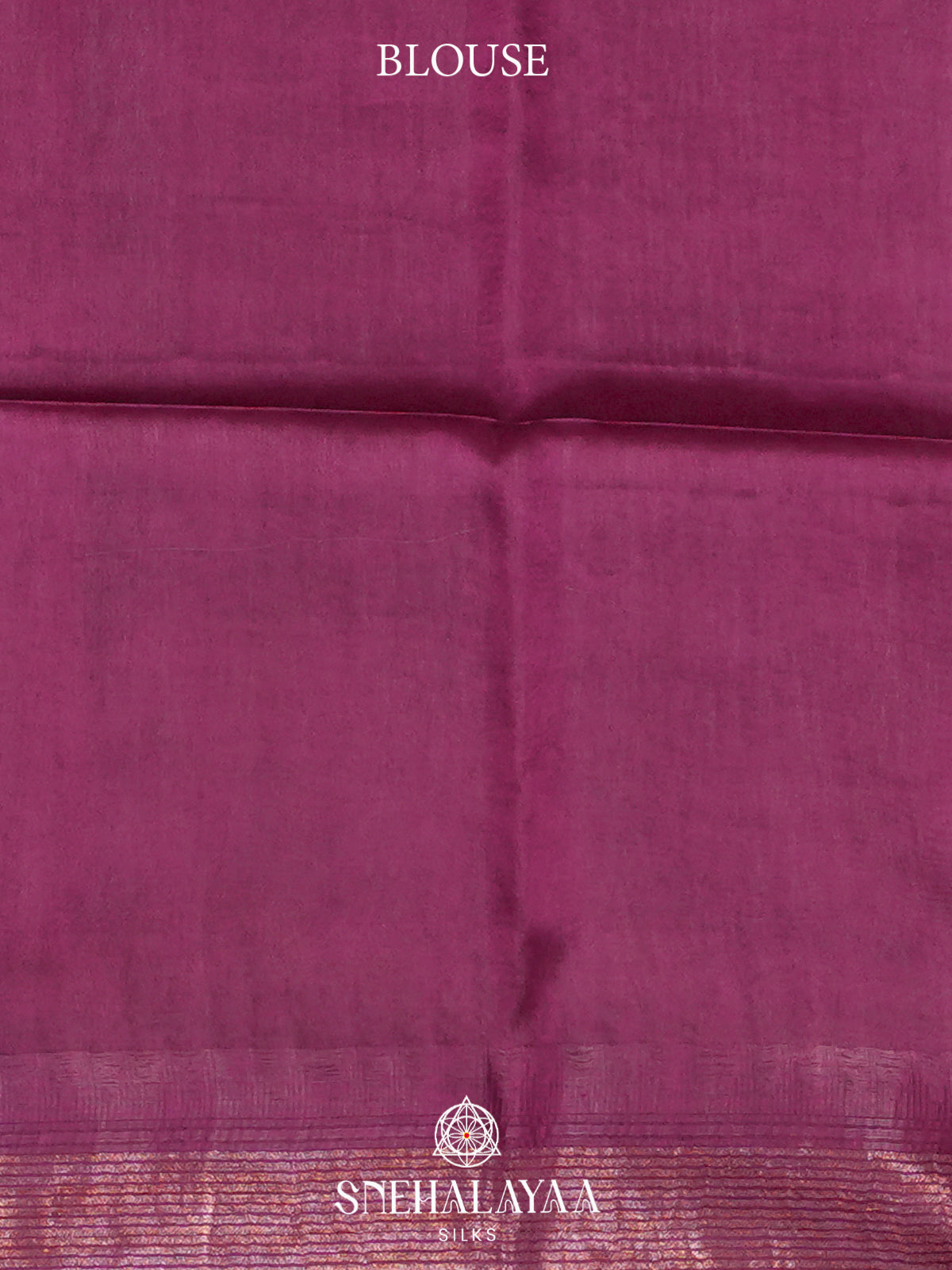 Royal Plum Tussar Silk Saree