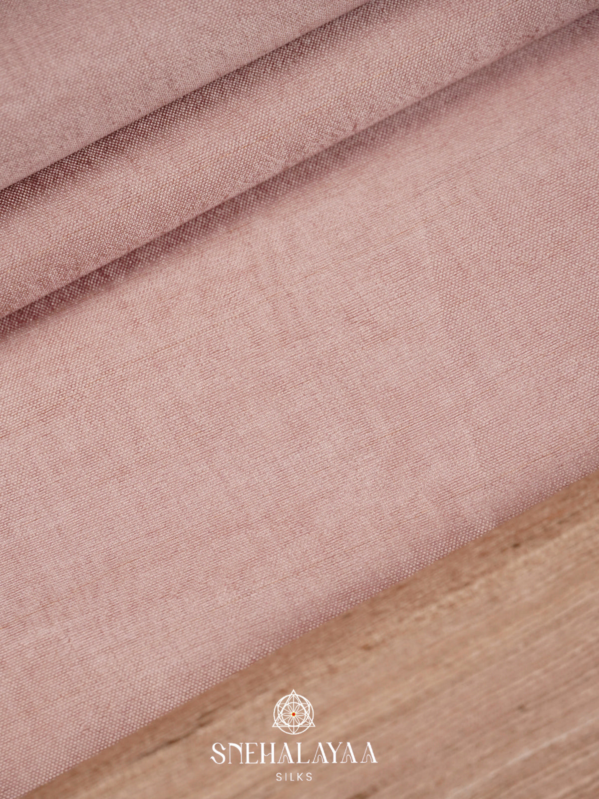 Beige Tussar Silk Saree